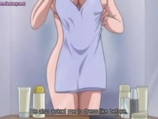 Stor meloned anime milf knulling