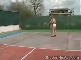 Blonde Tennis Players Ends Sucking Her Trainers peter