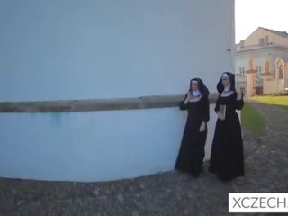 Loca bizzare sucio presilla con católico monjas y la monstruo!