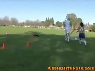 Latin Soccer Player Smacks Balls