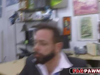 Boy with a beard fucked in his ass