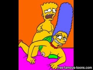 Bart Simpson family adult video