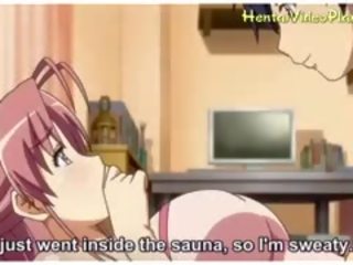 Krásne anime holky v sauna