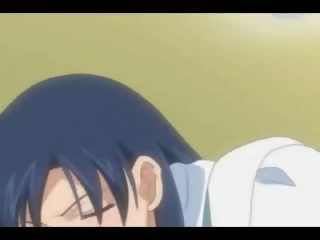 Anime mamuśka dostaje ciężko penetracja i koniec z trysk