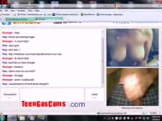 Groß titten omegle kamera mädchen neckt schwer pecker