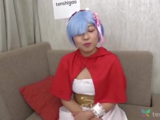 Japoniškas riho į jos mėgstamiausias anime kostiumas comes į interviu su mums į tenshigao - bjaurybė čiulpimas ir kamuolys lyžis mėgėjiškas sofa perklausa 4k &lbrack;part 2&rsqb;
