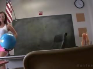 Dude Gets prick Jerked Off By Stepmother In Classroom