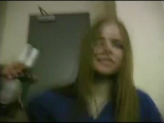 Avril Lavigne Flashing Bra.