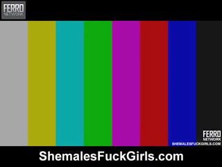 Long Shemales Fuck Girls Scene With Wild Pornstars Rafaela, Luciana, Camila