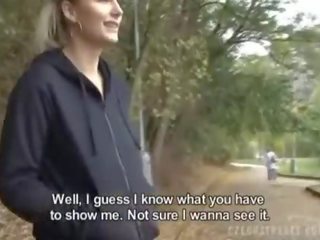 Czech amateur jogging cutie gets some fuck for cash