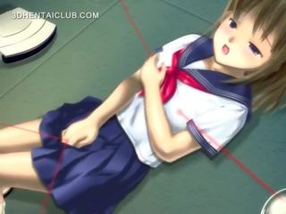 Anime divinity im schule uniform masturbieren muschi