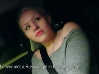 Blonde gets on a free ride in exchange for sex clip