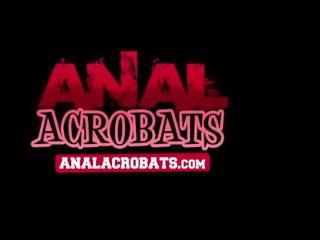 Analacrobats סטראפ לסבית אנאלי 3way