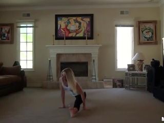 My GF practicing her moves