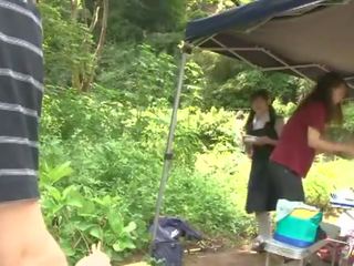 Innocent Asian whore Has Made Love Large At The Picnic