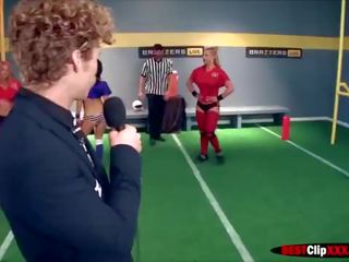 Four elite porno ýyldyzy in the brazzers halftime mov ii