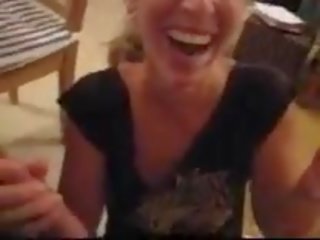 Sucking cum initiates her happy vid