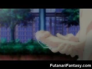 Futanari hentai risanka možača animirano manga tranny risanka animacija peter tič transeksualec prihajanje noro dickgirl hermafrodit