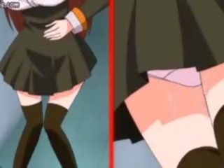 L'anime obtient masturbated en classe