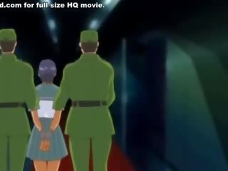 Manga schoolgirl got imprisoned by soldiers