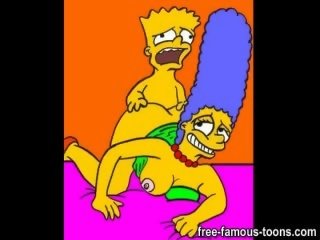 Bart simpson family adult video