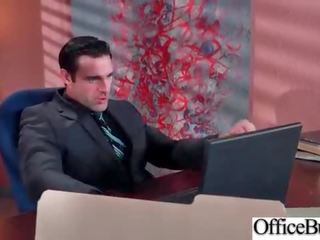 Round Big Tits mistress (Ava Addams & Riley Jenner) Get Banged In Office clip-12