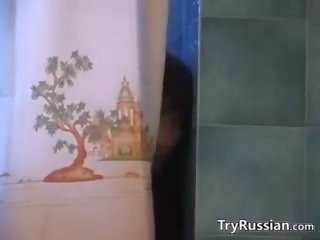 Russians Doing Ass To Mouth In The Bathroom