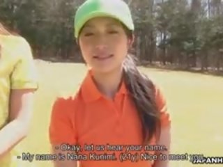 Charming Golf damsel Nana Kunimi open A Mistake And Now She