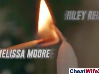 Smashing esposa (melissa riley) cheats em câmera em difícil estilo ação movie-20