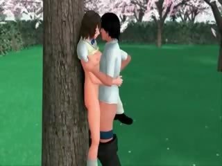 Dibujos animados 3d público sexo película