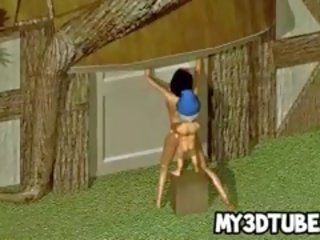 3D Snow White Getting Fucked Hard By A Dwarf