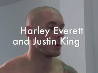 Harley everett و جوستين ملك