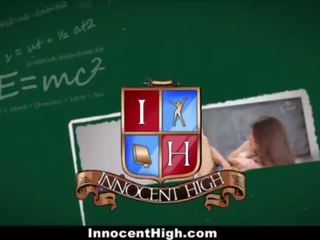 Innocenthigh - krūtinga mokytojai asistentas gauna pounded