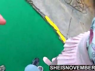 4k hd duro negrita paso dama follando paso papá y steady mismo día en mini golf curso estrella porno sheisnovember